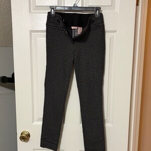 Black and White Patterned Women Jeans